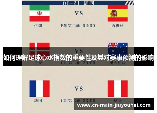 如何理解足球心水指数的重要性及其对赛事预测的影响 如何理解足球心水指数的重要性及其对赛事预测的影响